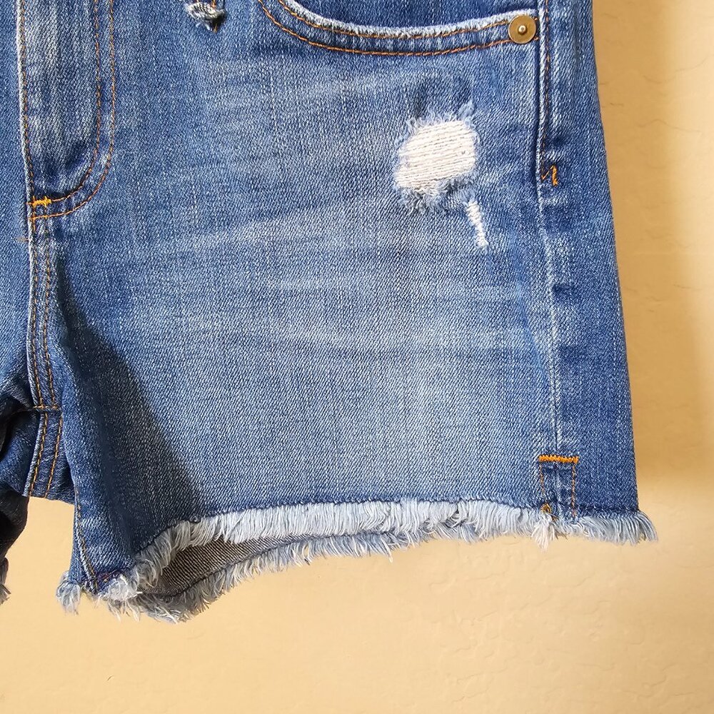 Ag Adriano Goldschmied Jane Frayed Cut Off Distre… - image 6